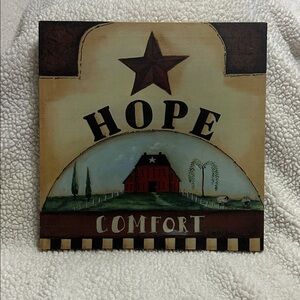 Rustic Hope Comfort Wall Art